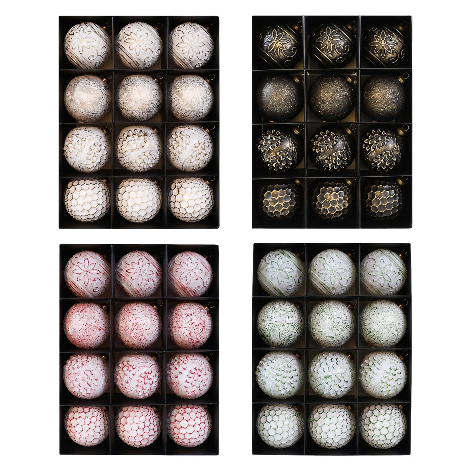 Ornament Ball Set - Lot de 12 boules de Noël