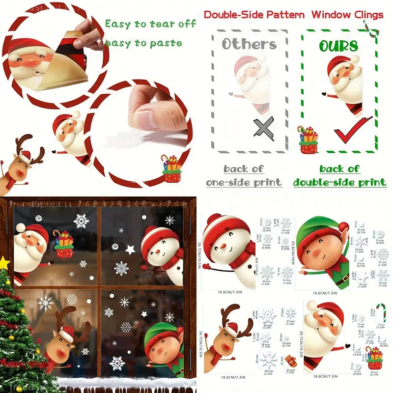 Autocollants de Noël pour fenê - Snowflake Window Decal avis et prix