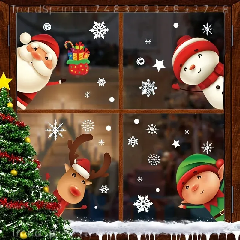 Autocollants de Noël pour fenê - Snowflake Window Decal avis et prix
