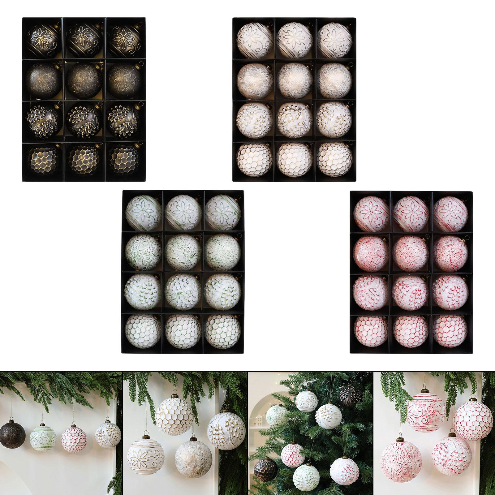 Lot de 12 boules de Noël suspe - Ornament Ball Set avis et prix