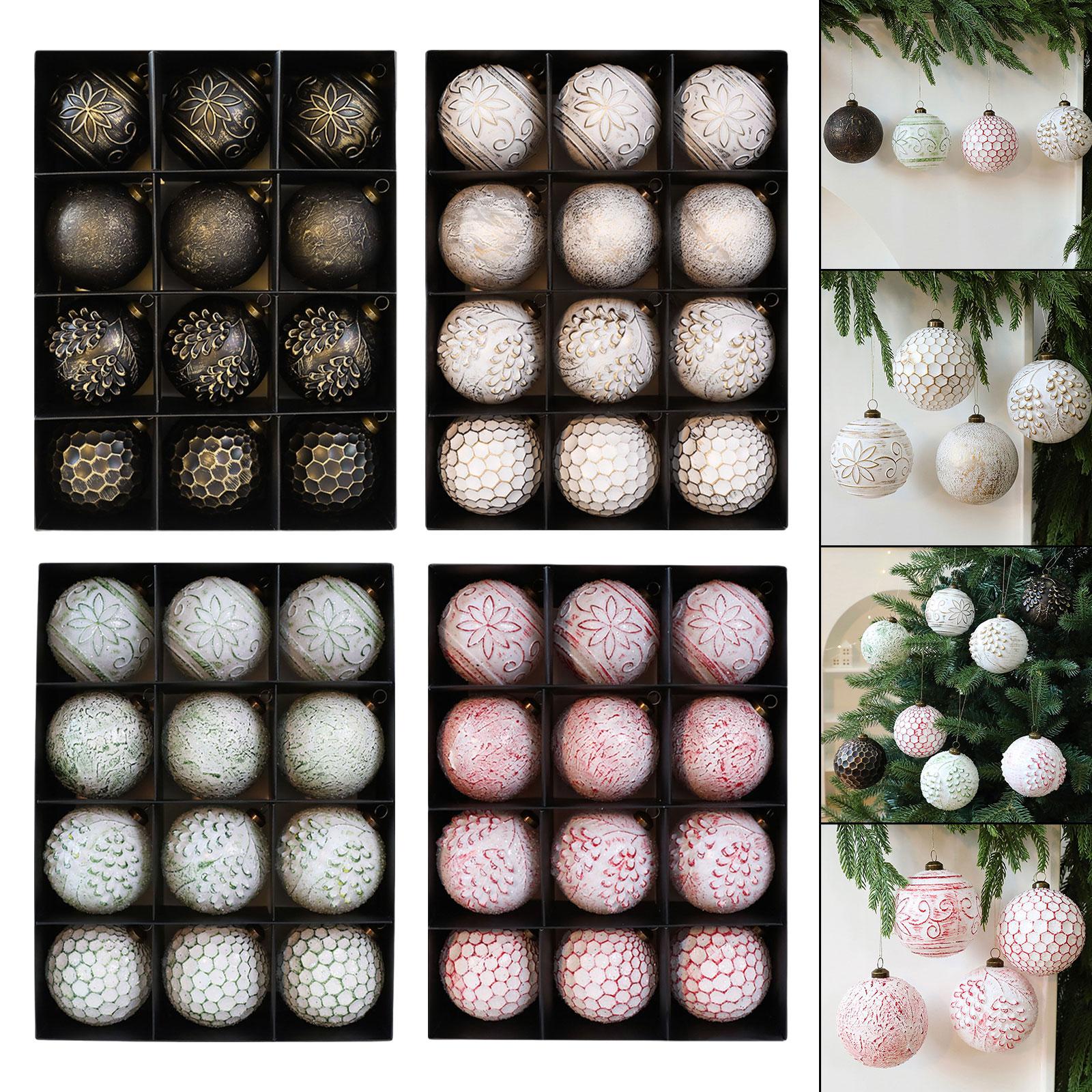 Lot de 12 boules de Noël suspe - Ornament Ball Set avis et prix