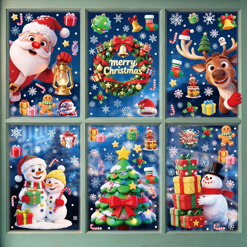 Autocollants statiques en PVC  - Snowflake Window Decal avis et prix